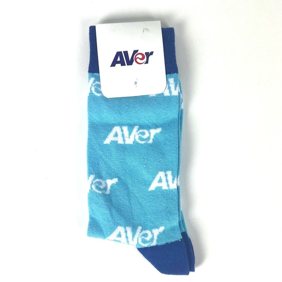 FREE W/ Purchase - Aver Blue Multicolor Socks One Size Fits Most 1053 - Picture 1 of 2